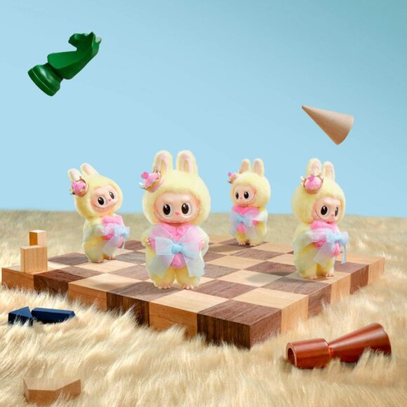 POP MART LABUBU MONSTERS Let's Checkmate Series Limited Edition Plush Valentine - Picture 7 of 14